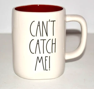 Rae Dunn Artisan Collection MAGENTA 202 CAN'T CATCH ME Gingerbread Man Mug - Picture 1 of 3