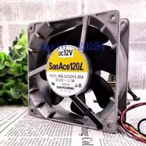 Sanyo 12038 12CM L2(FS) aluminum frame high temperature fan 12V1.9A 9GL1212V1J04 - Picture 1 of 5
