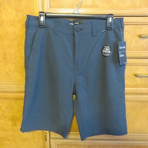 Boy's Hurley dri-fit 2 way stretch shorts dark Gray size 20 reg new NWT $38 - Picture 1 of 4