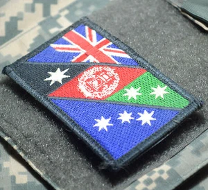 PARCHE KANDAHAR WHACKER ISAF OTAN JSOC UNIT JTF2 velkrö: bandera australiana SAS/AFGANA - Imagen 1 de 11