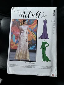 Dress Evening Gown Special Occasion Size 8-16 UNCUT Pattern m8038 - Picture 1 of 2
