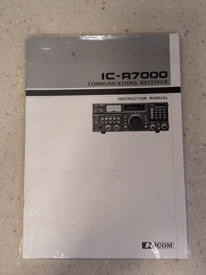 Original Icom IC-R7000 Instruction Manual  (Free SHipping!) - Image 1 of 4