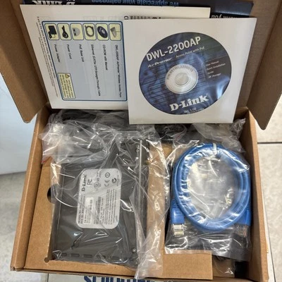 D-Link DWL-2100AP - 802.11b/g - Wireless 108G Access Point - NEW OPEN BOX - Image 1 of 4