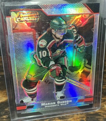 2003-04 Bowman Chrome Draft Picks & Prospects Refractor /300 Marian Gaborik #50 - Image 1 of 4