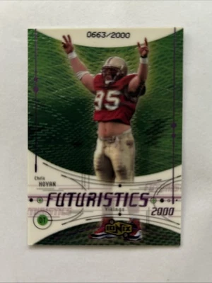 Chris Hovan 2000 UD Ionix Futuristics /2000 #93 Rookie RC - Image 1 of 2