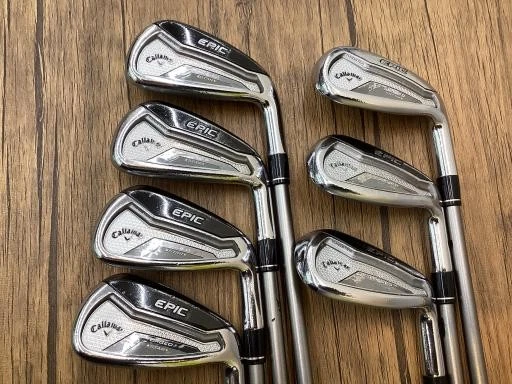 Callaway Epic Forged Star Iron Set 6-9,Pw,Aw,Gw 7pc Flex R Speeder EVOLUTION - Image 1 of 4