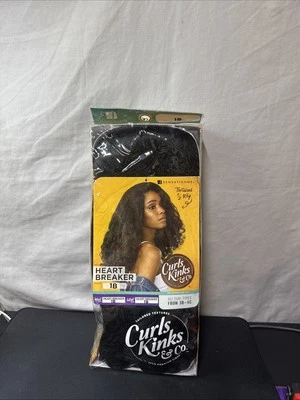 MEDIA PELUCA SENSATIONNEL SINTÉTICA TEJIDO INSTANTÁNEO RIZOS KINKS&CO - ROMPECORAZONES Foto 1 de 3