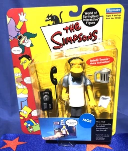Vintage The Simpsons "Moe" World of Springfield Figur - Bild 1 von 2
