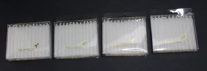 Velas para Pastel de Cumpleaños Papiro Multicolor, Blanco con Brillo, Nuevo, 4 Paquetes de 24 - Imagen 1 de 2