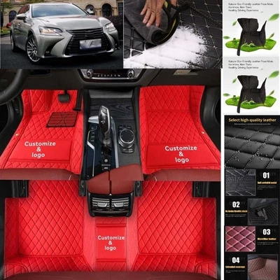 For Lexus GS Car Floor Mats Custom Waterproof Luxury Carpets Auto Liner Foto 1 de 4