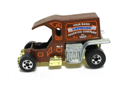 Hot Wheels Blackwalls T-Totaller Your Basic Express 1:64 Brown 1976 - Image 1 of 4