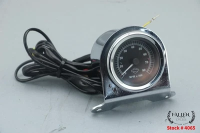 Harley Road King 2003 clásico aniversario tacómetro calibre RPM + montaje cromado Foto 1 de 4