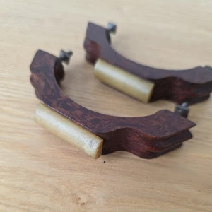 Vintage  pair Art Deco Bakelite  Drawer/ Cupboard  Handle Pulls - Picture 1 of 7