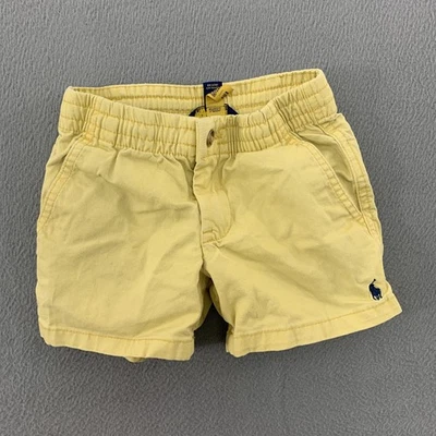 Pantalones Cortos Polo Ralph Lauren Niños 3T Amarillo Chino Cintura Elástica Cordón Poni Logo Foto 1 de 4