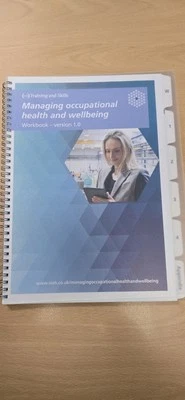 IOSH Managing Occupational Health and Wellbeing Workbook Version 1.0 - Image 1 of 3