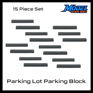 Parking Lot Parking Block (15pk) - HO Scale - Gray - Picture 1 of 2