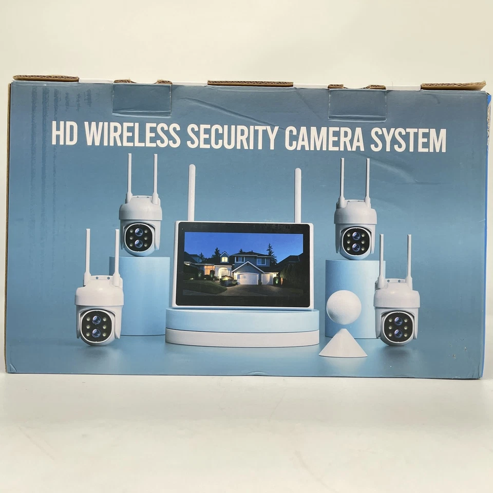 CAMCAMP Überwachungskamera Set Außen WLAN, 10&quot; Monitor 10CH NVR mit 4X  - Bild 1 von 1