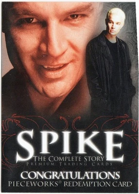 Spike The Complete Story Inkworks 2005 Redemption Card PR-1 Pieceworks PW2 - Image 1 of 3