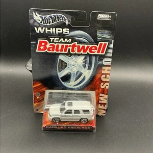 Hot Wheels Whips Team Baurtwell Blanco Cadillac Escalade Nuevo en Paquete 🔥E - Imagen 1 de 2