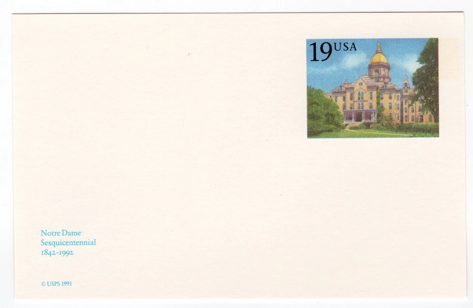 Scott #UX157 Main Building Notre Dame University Stamped Postal Card - Image 1 of 1