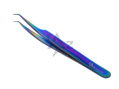 A2Z SCILAB Professional Tweezers Precision Stainless Steel Eyebrow Lashes Razor Multicolor