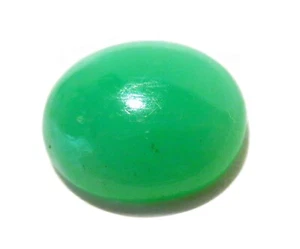 CHRYSOPRAS hellgrün Natur CABOCHON 8,26ct ALTWARE - Bild 1 von 5