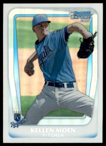 2011 Bowman Chrome Draft Prospects Refractors Kellen Moen Kansas City Royals