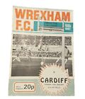 Wrexham V Cardiff City - Welsh Cup Rd 4 - 27/1/1981