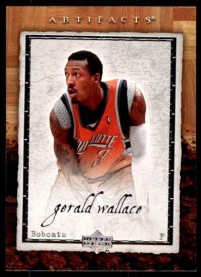 Artefactos de cubierta superior 2007-08 Gerald Wallace. Charlotte Bobcats #9 Foto 1 de 2