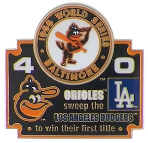 1966 World Series Commemorative Pin - Orioles vs. Dodgers - Limited 1,000 - Picture 1 of 2