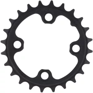 TruVativ Chainring 24t 64 BCD 8/9/10-Speed Black Aluminum MTB Inner Ring - Picture 1 of 1