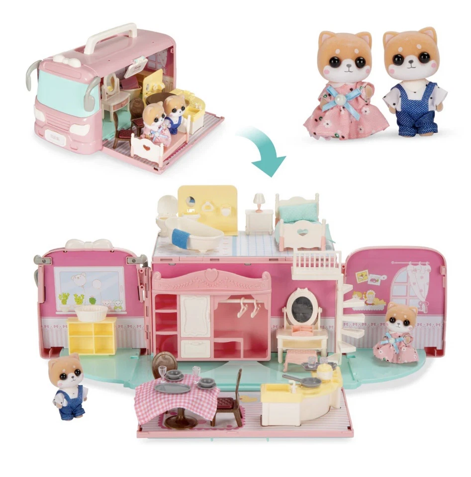 Portable Play Camper  with Tiny Critters, 50 Accessories- NIB - Image 1 of 4