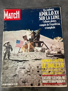 PARIS MATCH N°1164 du 28 août 1971 - L'expédition Apollo XV sur la lune G75 - Imagen 1 de 1