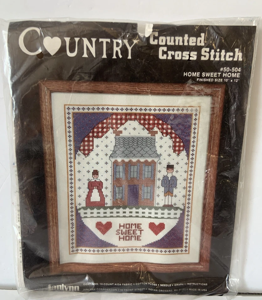 Janlynn Counted Cross Stitch Kit Good Country Marriage # 96-05 Size 12x20