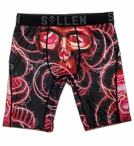 Sullen Swarbrick Skull Electric Art Death Tattoo Boxer Briefs Underwear SCM4265 - Picture 1 of 3