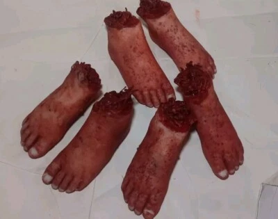  HORROR PROP severed Child Feet Set movie quality gore halloween death dead  - Image 1 of 4