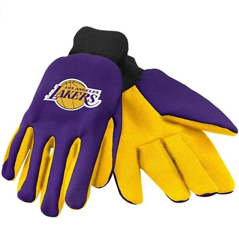 NBA Los Angeles Lakers Team Color Utility Gloves (Pair) Cover