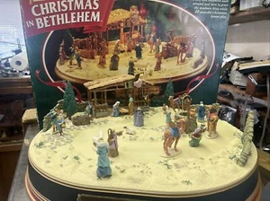 1997 Weihnachten in Bethlehem animierte musikalische Krippe Mr. Weihnachten GETESTET - Bild 1 von 12