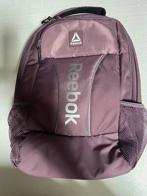 Mochila Reebok Azul Violeta Multi Bolsillos Exterior Gimnasio Escuela Crossfit Entrenamiento Foto 1 de 4