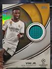 2023-24 Topps UEFA Club Competitions VINI JR. Match Worn Patch Gold # /50