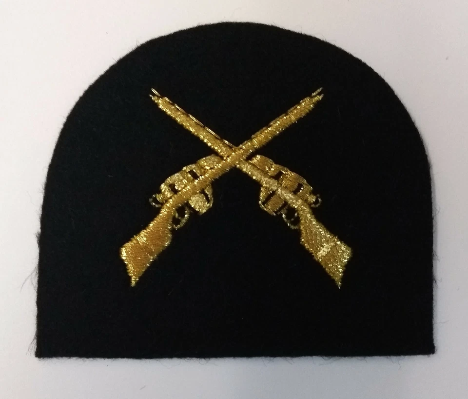 Genuine British Royal Marines Braided Qualification Marksman Badge SBS  ASPS33 - Image 1 of 3
