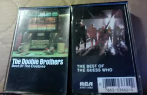 2 EX CASSETTE Best of the Dooble Brothers Best of the Guess Who American woman - Picture 1 of 8