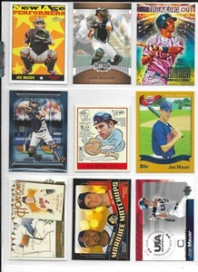 ENORME LOTE DE 80 CARTAS DE JOE MAUER 95 diferentes a GEMELOS - Imagen 1 de 2