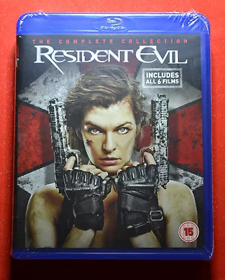 New & Sealed Resident Evil Blu-ray The Complete Collection 1-6 Box Set - Image 1 of 4