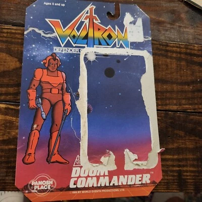 Panosh Place Lion Force Voltron Doom Commander 1984 tarjetero original Foto 1 de 2