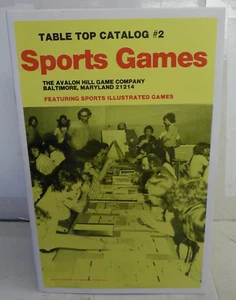Avalon Table Top #2 Sports Games 1978 Catalog Booklet with Order Form - Original - Picture 1 of 6
