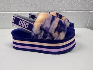 UGG Women's Disco Marble Slide Sandal Violet Night 1122032-VNGH f - Picture 1 of 9
