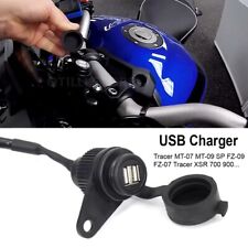 For Yamaha Tracer MT-07 MT-09 SP New Motorcycle 12V DV Dual USB Charger Adapter 