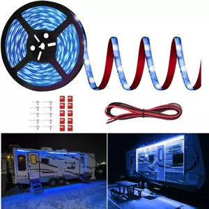 RV Awning Led Lights, 20FT 12V Camper Awning Lights for Camper Motorhome Travel - Picture 1 of 12