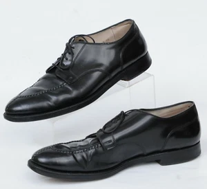 Alden Norweger Split Toe Blucher 2211 schwarz Shell Cordovan Herren Größe 12,5 B/D - Bild 1 von 12